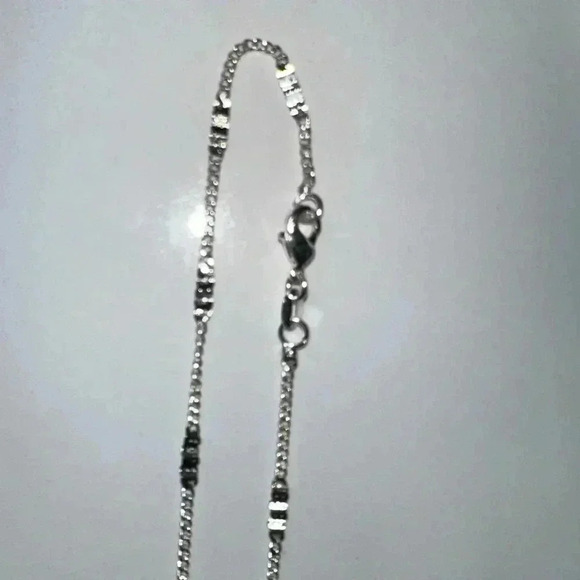 925 sterling silver chain,multi color stone pendant yoga Aum mediation - Picture 16 of 16